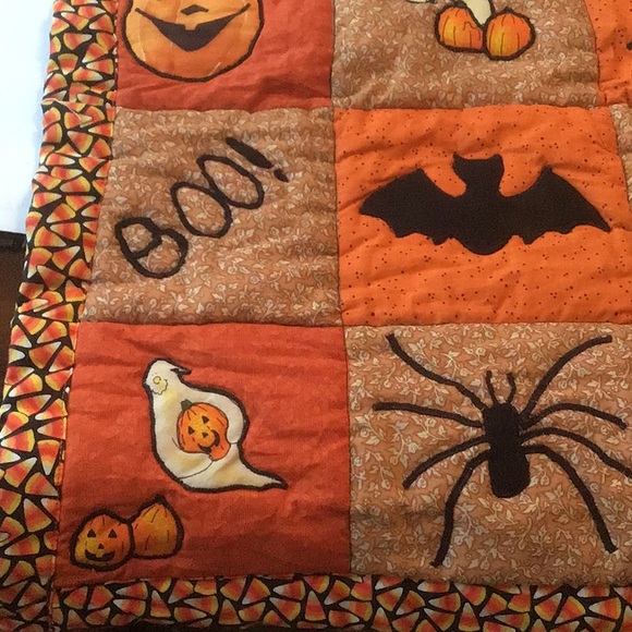 Halloween # square mini quilt - Picture 4 of 6